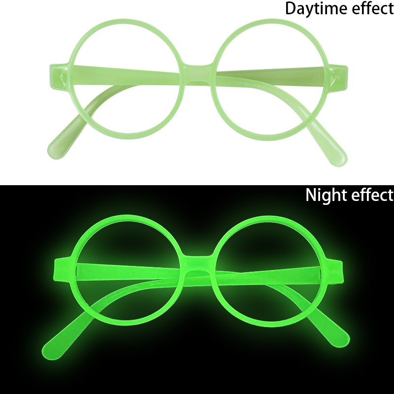 1/2/6/10 Pcs Luminous Glasses Glow Sunglasses With Light Neon Fluorescent Decorative Bar Party Adult Kids Birthday Props: S / plum
