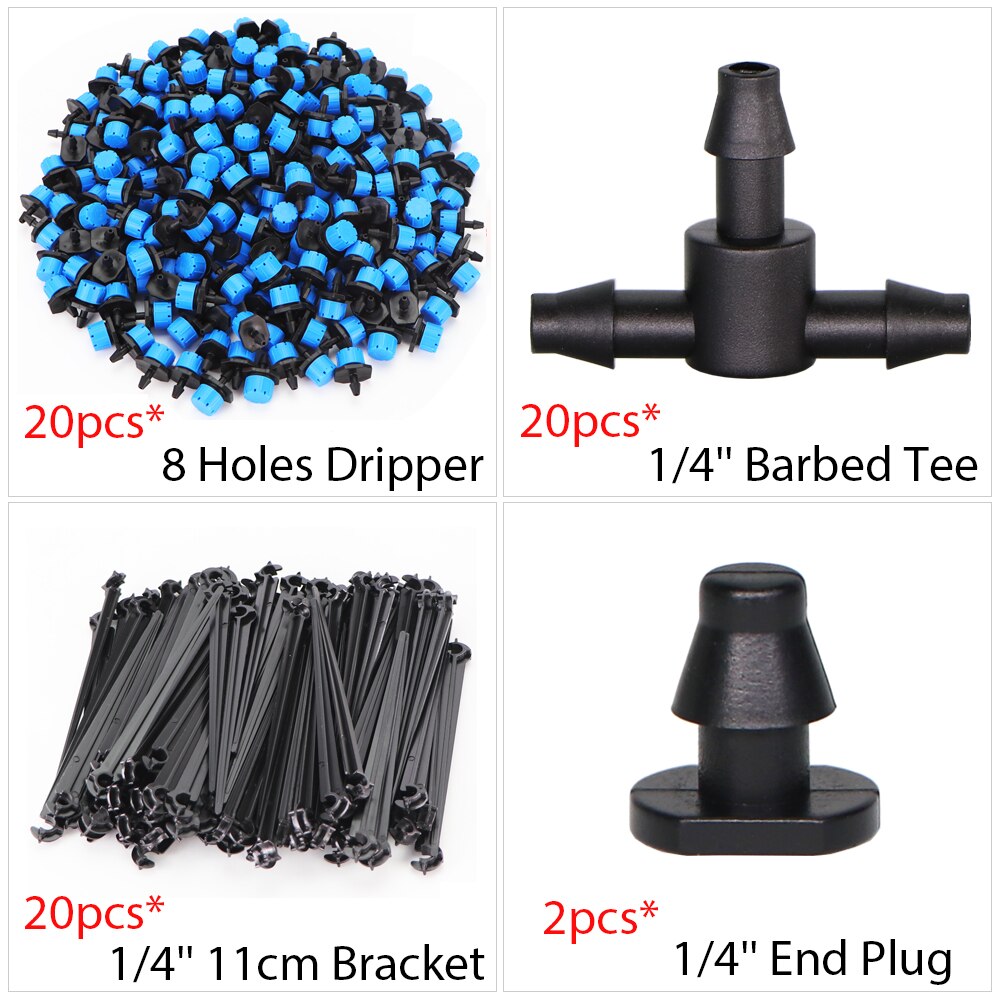 RBCFHl 5-100m 4/7mm pcv podlewanie ogrodu wąż mikronawadnianie rury kroplówki nawadniania Sprikler dla trawnik balkon cieplarnianych: O