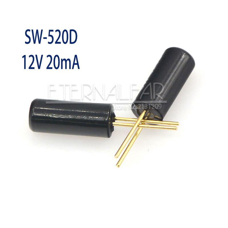 SW-520D Vibration Angle Tilt Back-proof Switch Sensor Copper Shell Ball Highly Vibration Tilt Double bead Spring Sensor Switches: SW-520D / 10Pieces-lot