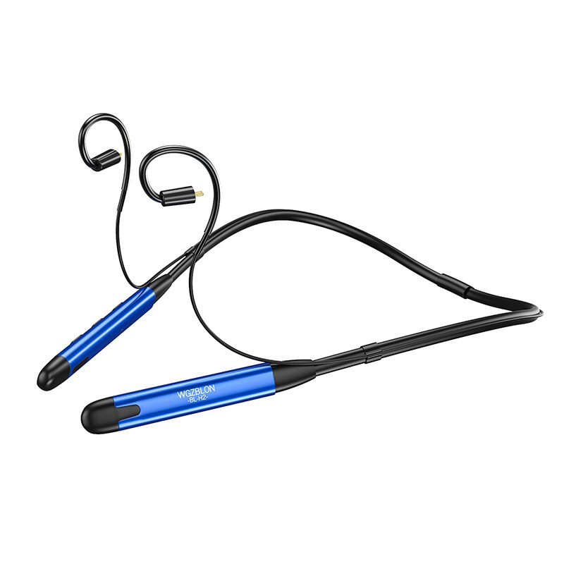 Blon bl-h2 bluetooth headphones, wired bluetooth 5,0 wireless headset, ipx4 waterproof in-ear headphones, gaming earbuds, blon bl-03: Blue (straight plug)