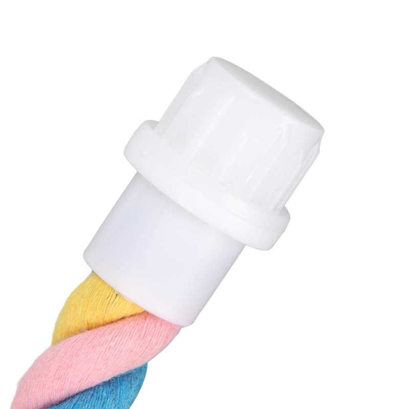 Parrot Rope Perch Flexible Shape Sturdy Parrot Climbing Cotton Rope for Parakeets 