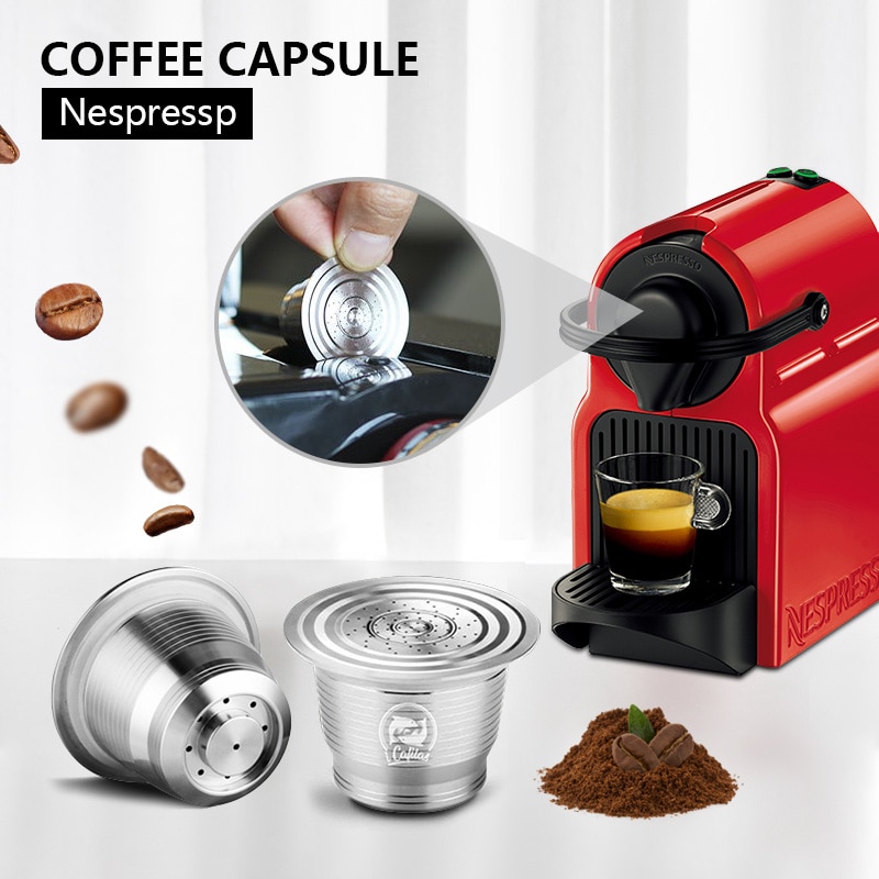 Icafilas Hervulbare Koffie Capsules Herbruikbare Pods Compatibel Met Nespresso Inissia Capsula Nespresso Reutilizable