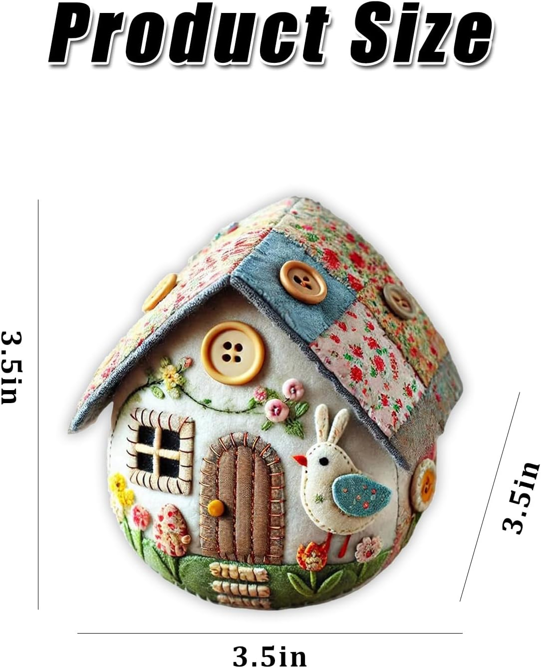 Patchwork Felt Egg House DIY Kit Patchwork Felt Egg House DIY Bunny House Craft Kit Easter Craft Decor,Handmade Cozy Egg House