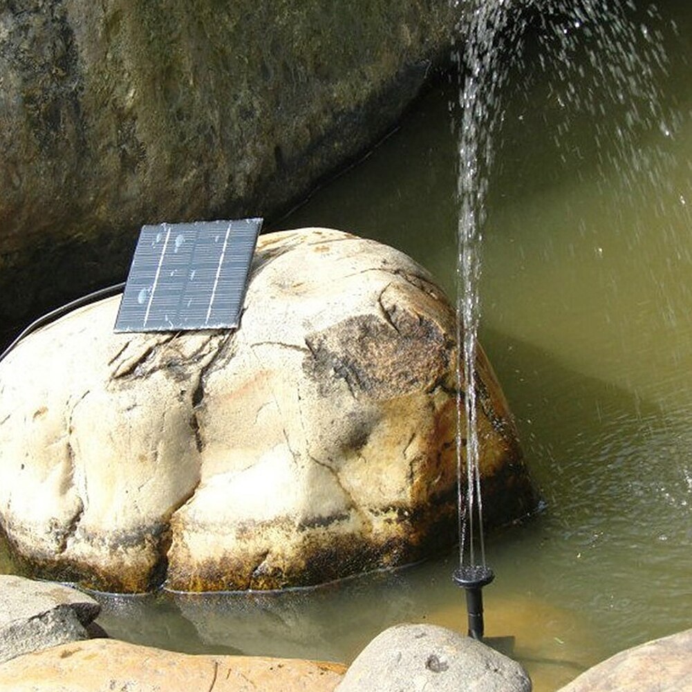 Floating Solar Fountain Practical Multi-functional Classic Garden Solar Panel Water Fountain Pool Pond Decoration