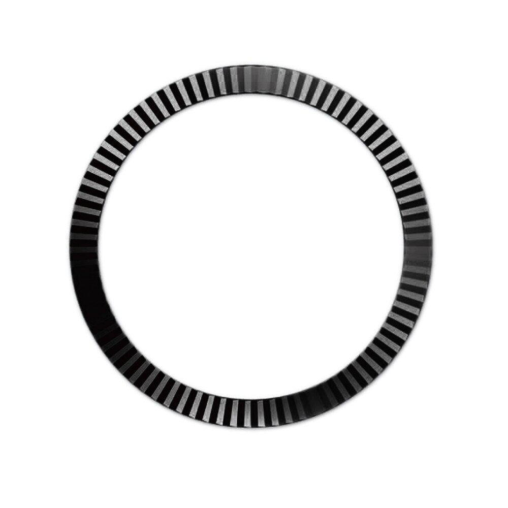 Anti-Kras Staal Bezel Ring Adhesive Cover Voor Samsung Galaxy Horloge 42/46Mm Horloge Case Cover Protector horloge Accessoires: Black / 42mm