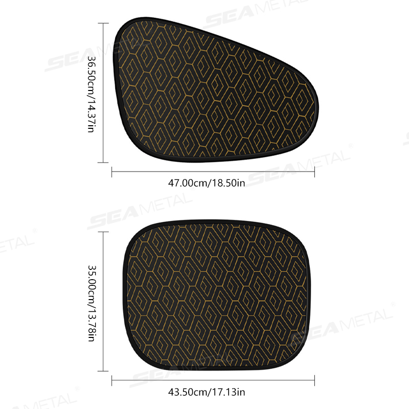 Seametal auton ikkunan aurinkosuoja auton sivuikkunoiden verhot aurinko uv-suoja kokoontaitettava auton etu- ja takaikkunan aurinkosuoja