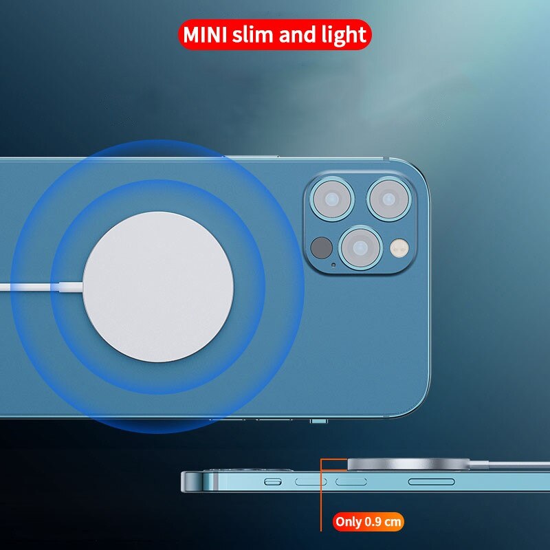 Magsafe Charger For iPhone 12 Pro Max Magnetic Wireless Charging Pad Mag Safe Fast Wireless Charger For Samsung Huawei Magsafing