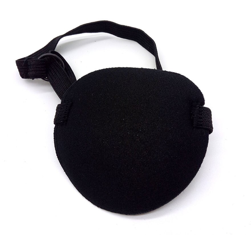 Z wzorem pojedynczego oka skrawek regulowany zmywalny wklęsła maska na oczy dorosły dzieciak piracka opaska na oko pomoc w leczeniu zaburzeń snu kostium pirata impreza z okazji Halloween dla obu płci