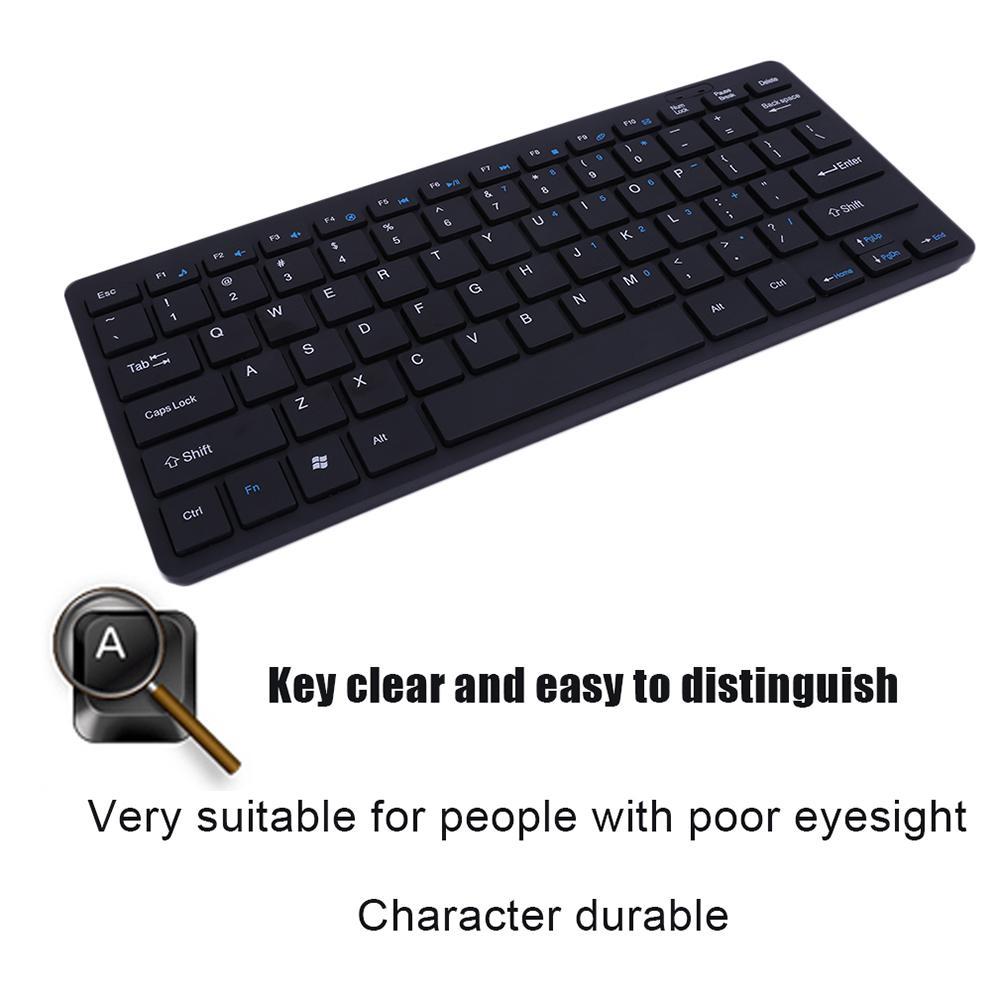 Ultra Compact Wireless Keyboard and Mouse Combo Set 2.4G Wireless Keyboard Moues Combo for Apple Mac Windows XP/7/10 IOS