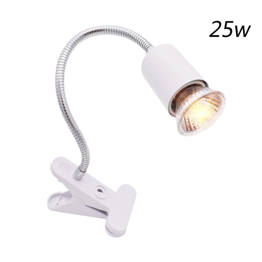 Uva/Uvb E27 Reptiel Aquarium Warmte Lamp Clip-On Lamp Verstel Houder Schildpadden Koesteren Uv Verwarming Lamp kit Voor Hagedis Schildpad: Luipaard