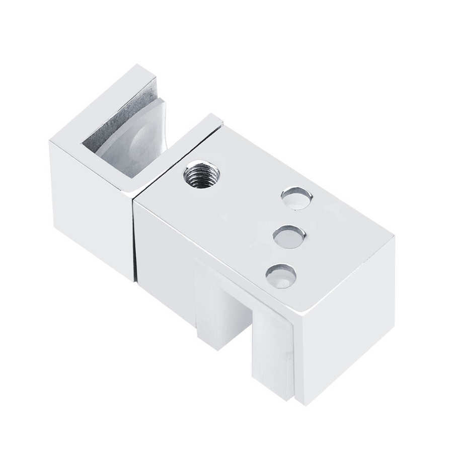 Stainless Steel Adjustable Anti-rust Sliding Door Bottom Guide Silver