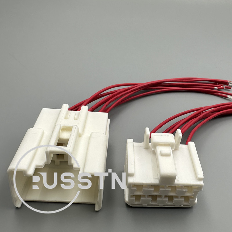 1 Set 8 Pin Automotive Unsealed Socket AC Assembly Plastic Housing Male Female Wiring Harness Connector 90980-11615