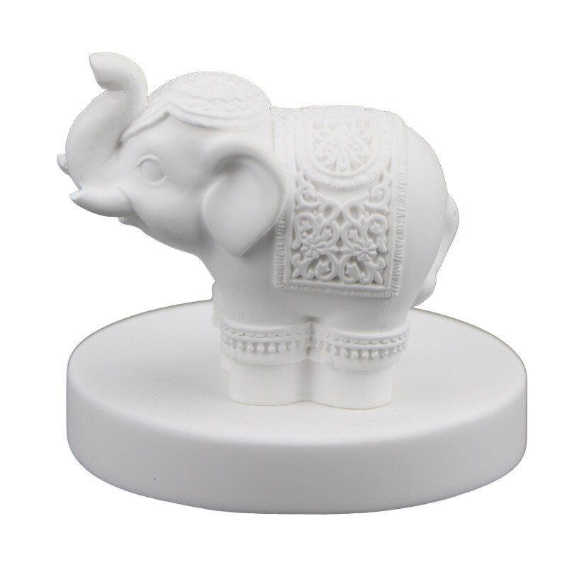 3D Olifant Kaars Siliconen Mal Voor Diy Handgemaakte Aromatherapie Kaars Gips Ornamenten Handwerk Zeep Mold Hand Maken