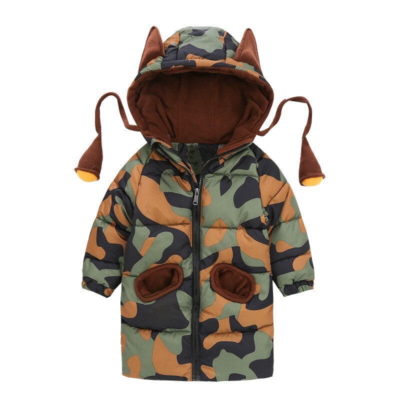 Kinderen Winter Jassen Voor Baby Meisjes Kleding Warme Winter Baby Parka Voor Jongens Camouflage Winter Overalls Voor Meisjes: 5T