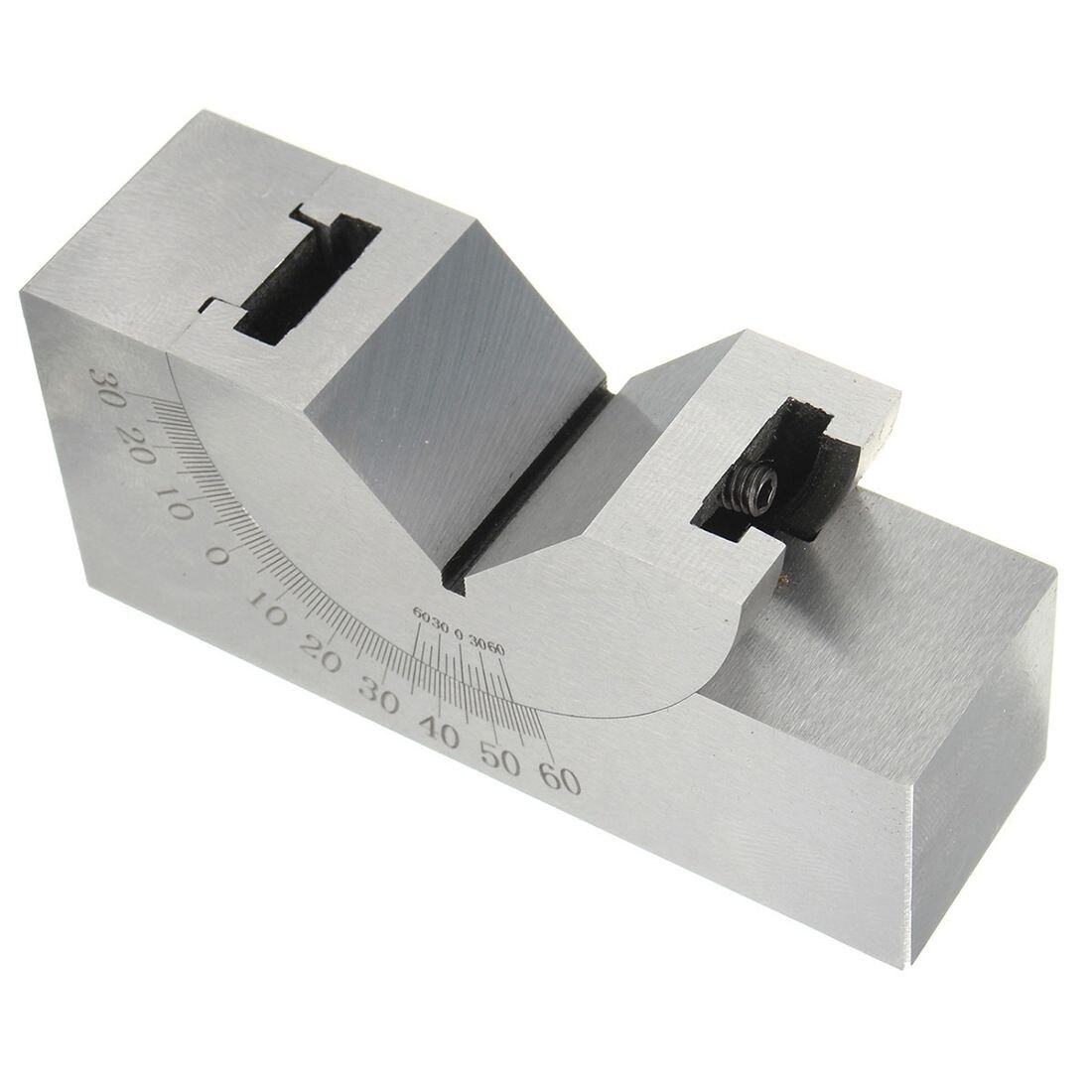 75x25x32mm Precision Mini Adjustable Angle V Block Milling 0 Degree To 60 Degree