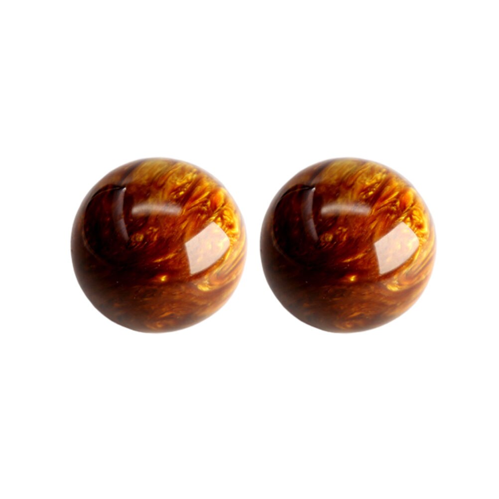 2pcs Handballs Exquisite Smooth Decorative Handballs for Olds: Default Title