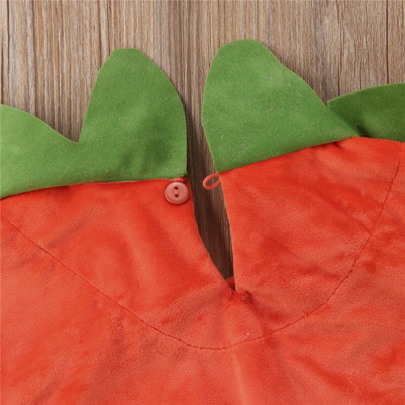 2 stuks halloween-kostuums peuter babyjongens meisjes romper pompoen mouwloos jumpsuit hoed outfit babykleding 0-3 jaar