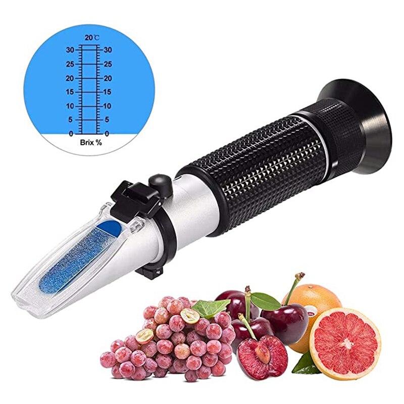 Brix – testeur de sucre de fruits à affichage numérique, réfractomètre, Test de douceur, facile à transporter: Default Title