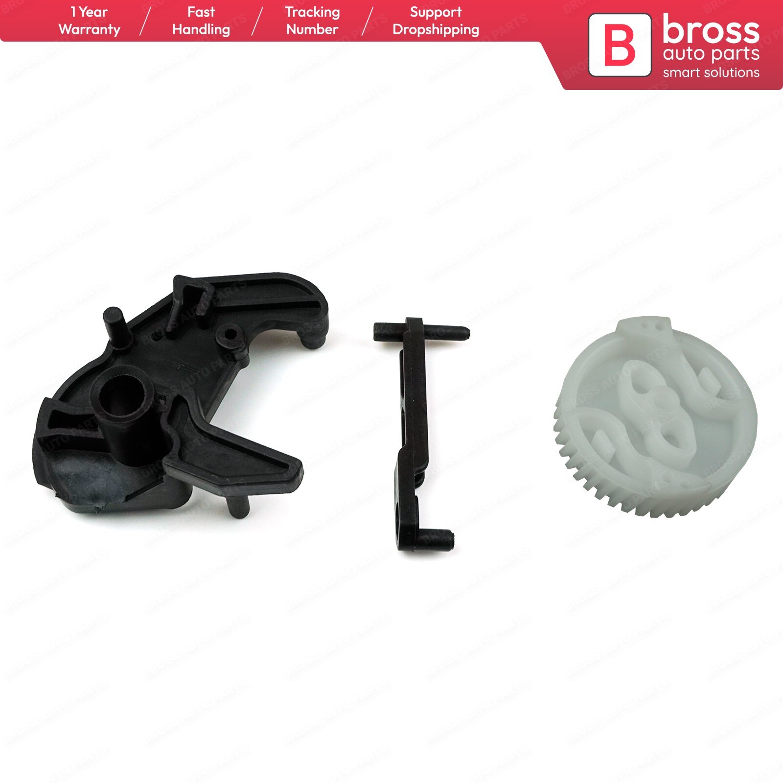 BDP148-1 Central Door Lock Latch Catch Locking Actuator Gear Repair Kit 51217202143 Left for BMW 1 3 5 X5 X6 Z4 E90 E91 E92 E93