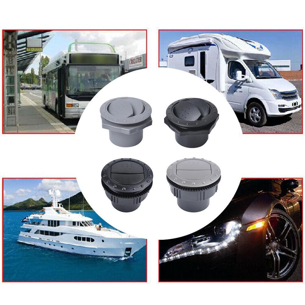 1 st. auto camper atv airco ventilatie luchtuitlaat roterende airco uitlaat ronde plafond ventilatie interieur