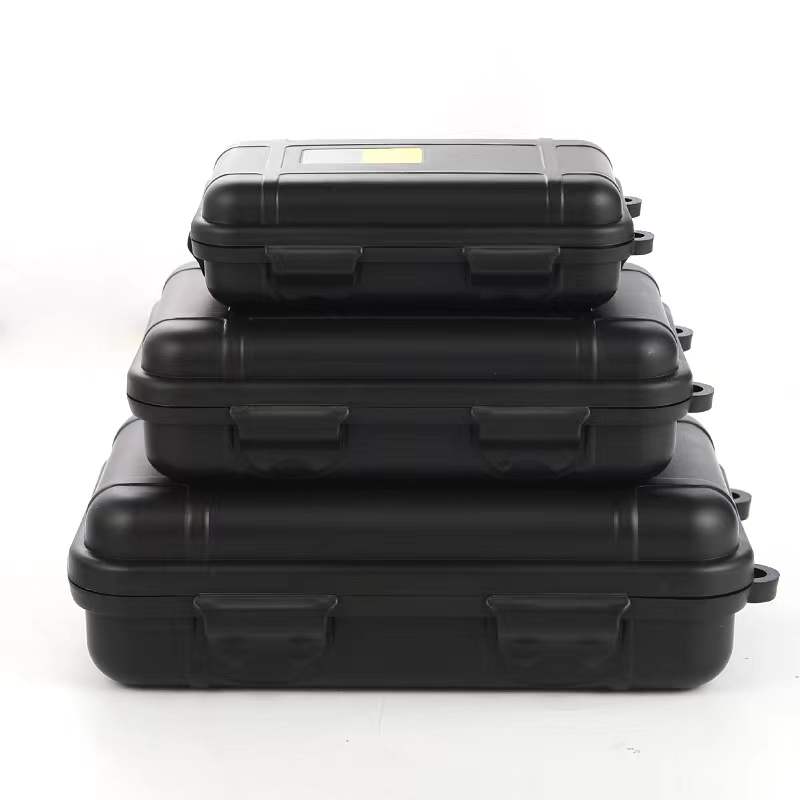 À prova de choque à prova dwaterproof água selado caixa de ferramentas segurança ao ar livre suprimentos acampamento armazenamento instrumento lockable seco com espuma