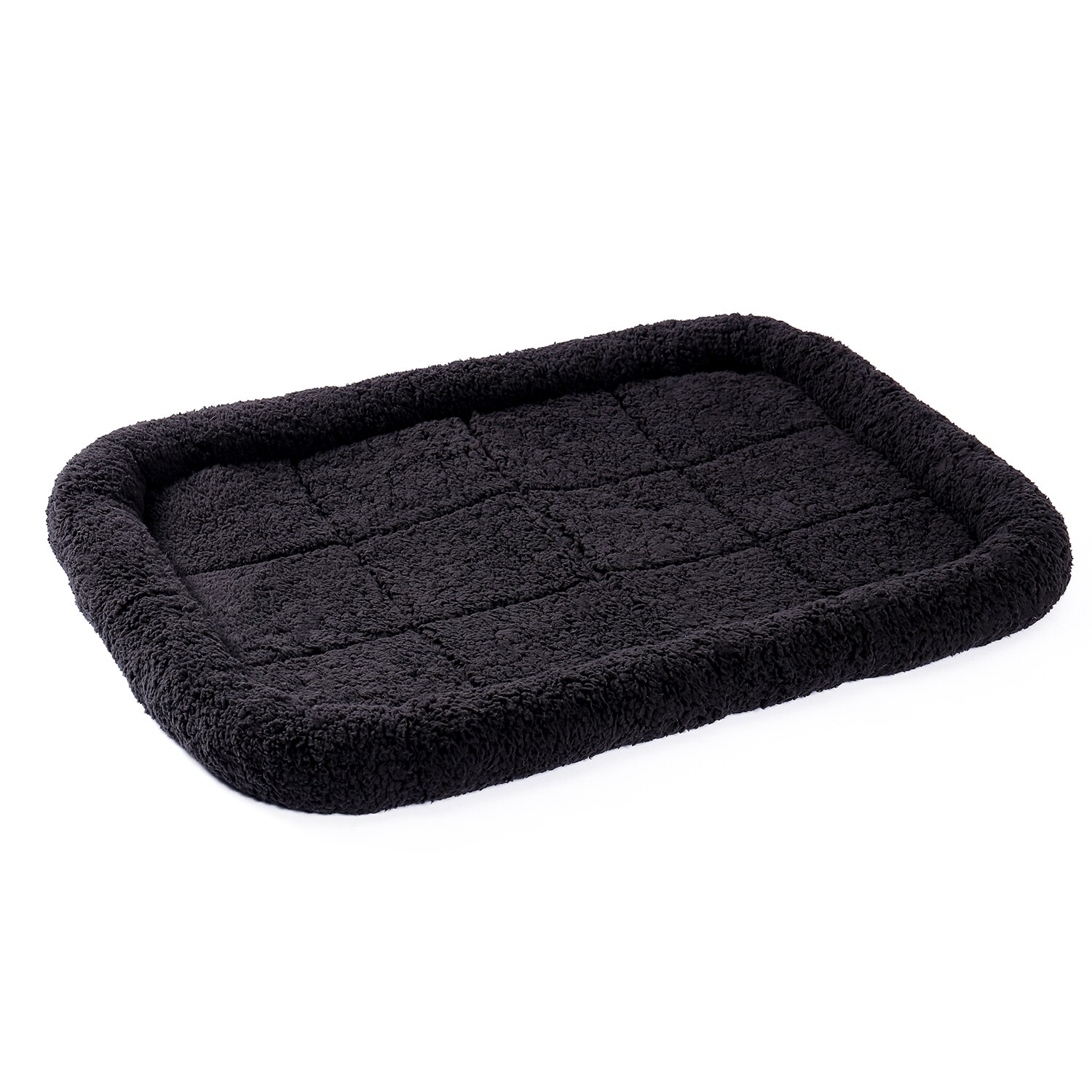 5 Size For Large Dogs Bed Super Soft Sherpa Crate Cushion Dog and Pet Bed Pet Carrier Pet Bed in Fleece Machine Washable: M