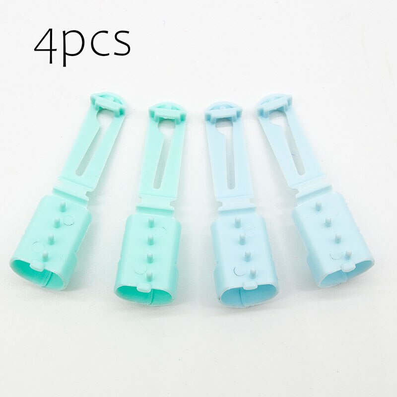 4Pcs/Set Yarn Guides Knitting Thimble Ring Type Knitting Tools Finger Wear Thimble Yarn Spring Guides Plastic Needle Thimble