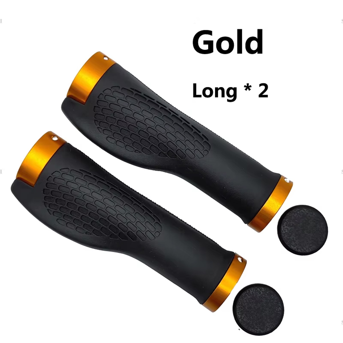Protector de manillar de bicicleta antideslizante y a prueba de golpes, ergonómico, adecuado para equipos de ciclismo de montaña y carretera, 2 uds.: Blanco