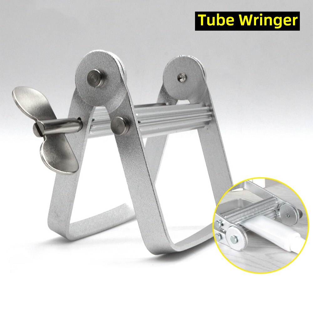 Bathroom Accessories Set Rolling Toothpaste Squeezer Tube Toothpaste Dispenser Toothbrush Holder Stainless Steel Dispenser