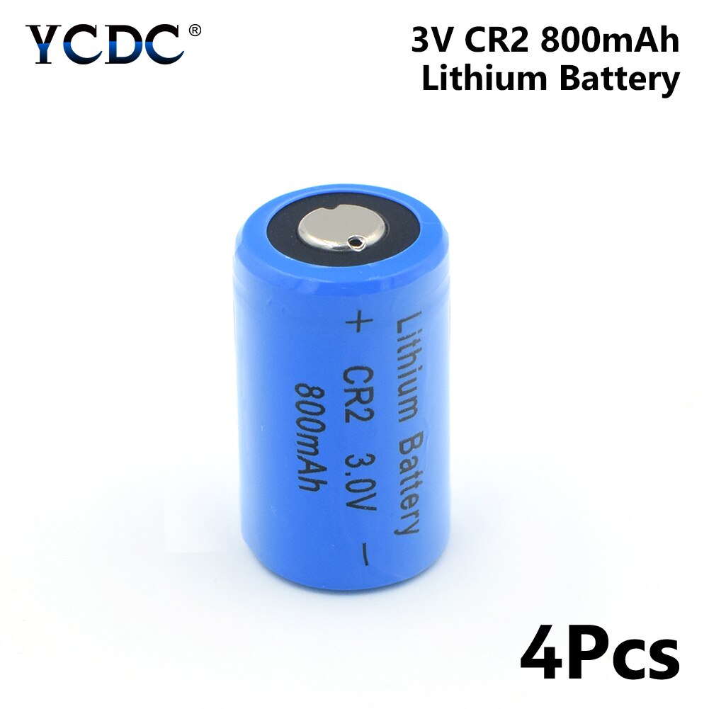 Pilas de botón para medir glucosa, 1/2/4/8/12 Uds., 2 baterías de litio de 3V, X12, 800mAh, CR2, CR15H270, CR15266: 4pcs