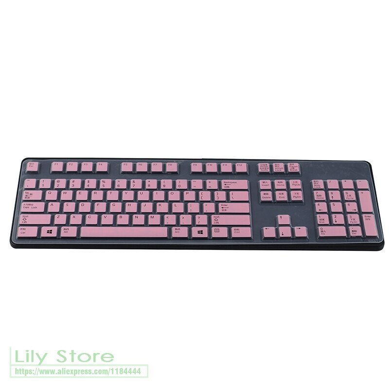 Pour Dell KB212-B KB4021 SK-8120 ordinateur de bureau ordinateur d'affaires tout-en-un PC clavier couverture protecteur ordinateur de bureau film: pink