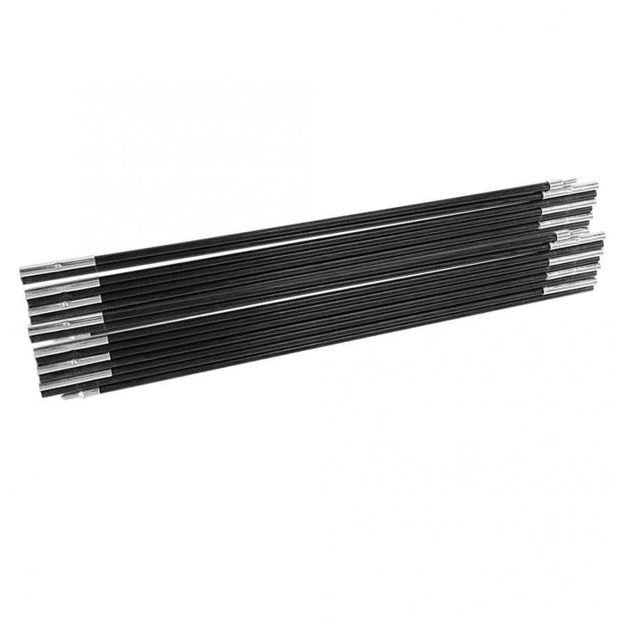 Teltstang 4.9m 8mm / 0.3in glassfiber camping telt stang telt støttestang utendørs camping baldakin fortelt rammer tilbehør