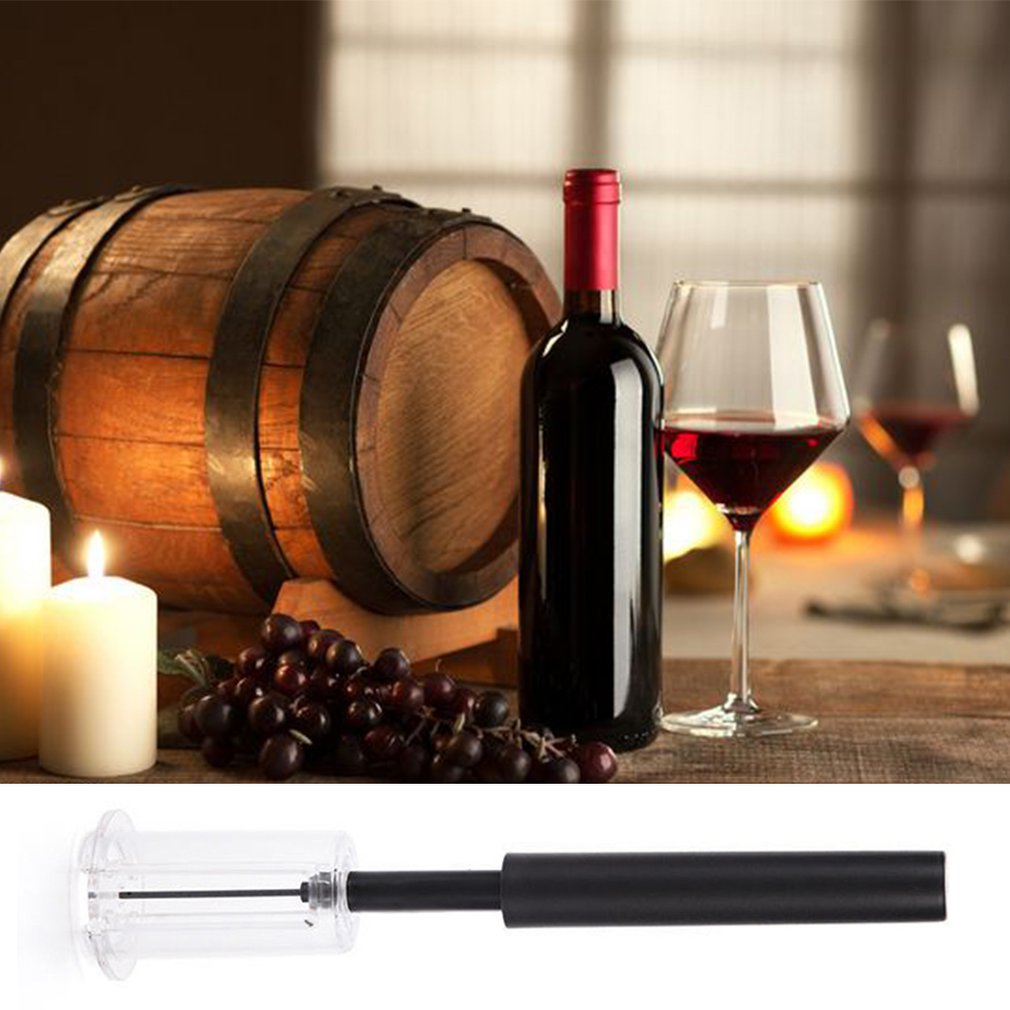 Abridor de aguja de presión de vino tinto, herramienta de salida de corcho, sacacorchos, de acero inoxidable
