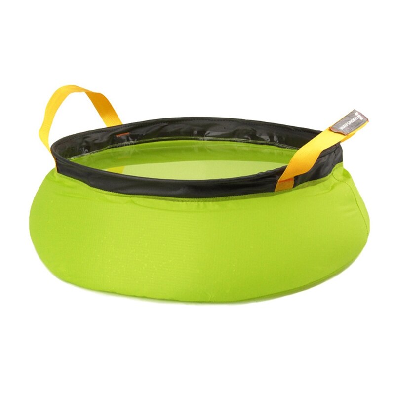 Lavabo plegable para Camping, suministros de Camping: Green