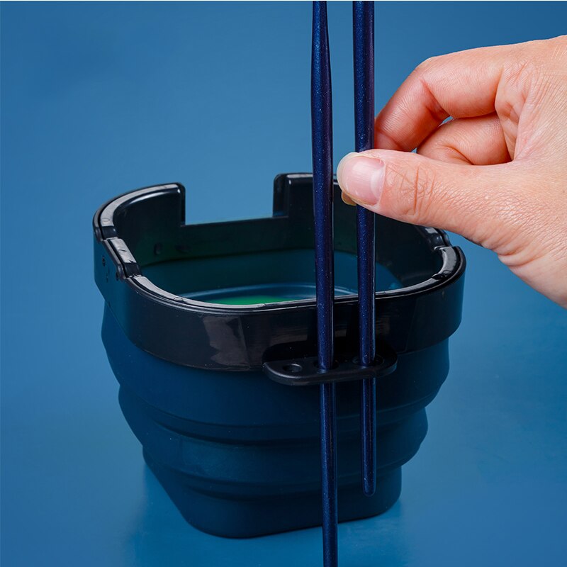 Aquarel Palet Doos Opvouwbare Emmer Kunstenaar Verf Palet 16 Luchtdicht Diepe Putten Luchtdicht Voor Aquarellen, Gouache, Acryl