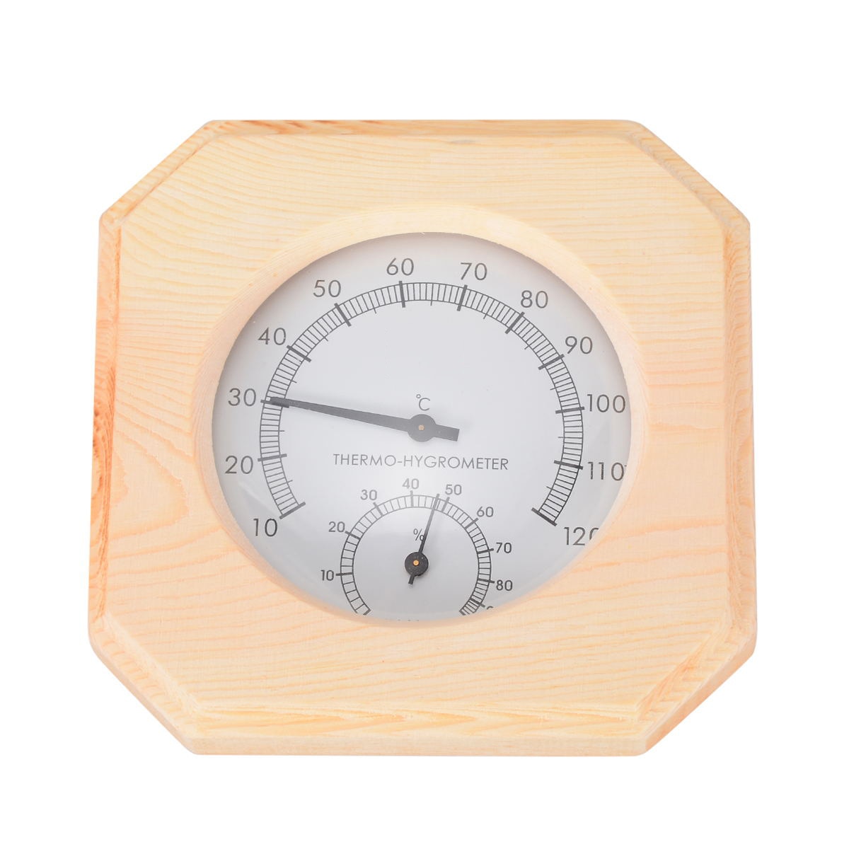 1pc Houten Sauna Thermometer Mayitr Hygrothermograph Thermometer Hygrometer Vochtigheid Meting voor Sauna