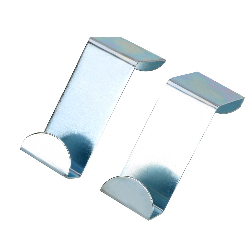 2 unids/set gancho de almacenamiento de capa de acero inoxidable bolsa de sombrero organizador correas de puerta colgador ganchos armario de cocina para el hogar puerta de pared