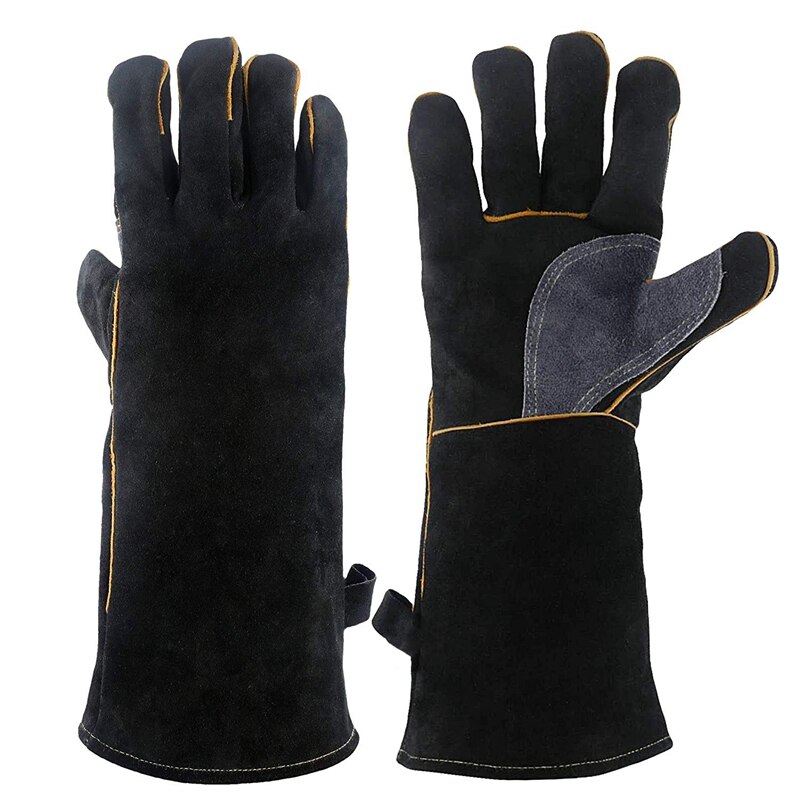 Ekstreme varme- og brandsikre handsker med vanter perfekt til pejs, komfur, ovn, svejsning, grill, mig, gryde holder – Grandado