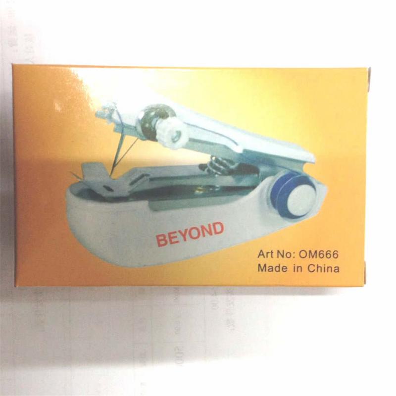 Cute Mini Manual Sewing Machine Portable Simple Operation Sewing Cloth Tool Fabric Handy Needlework Tools