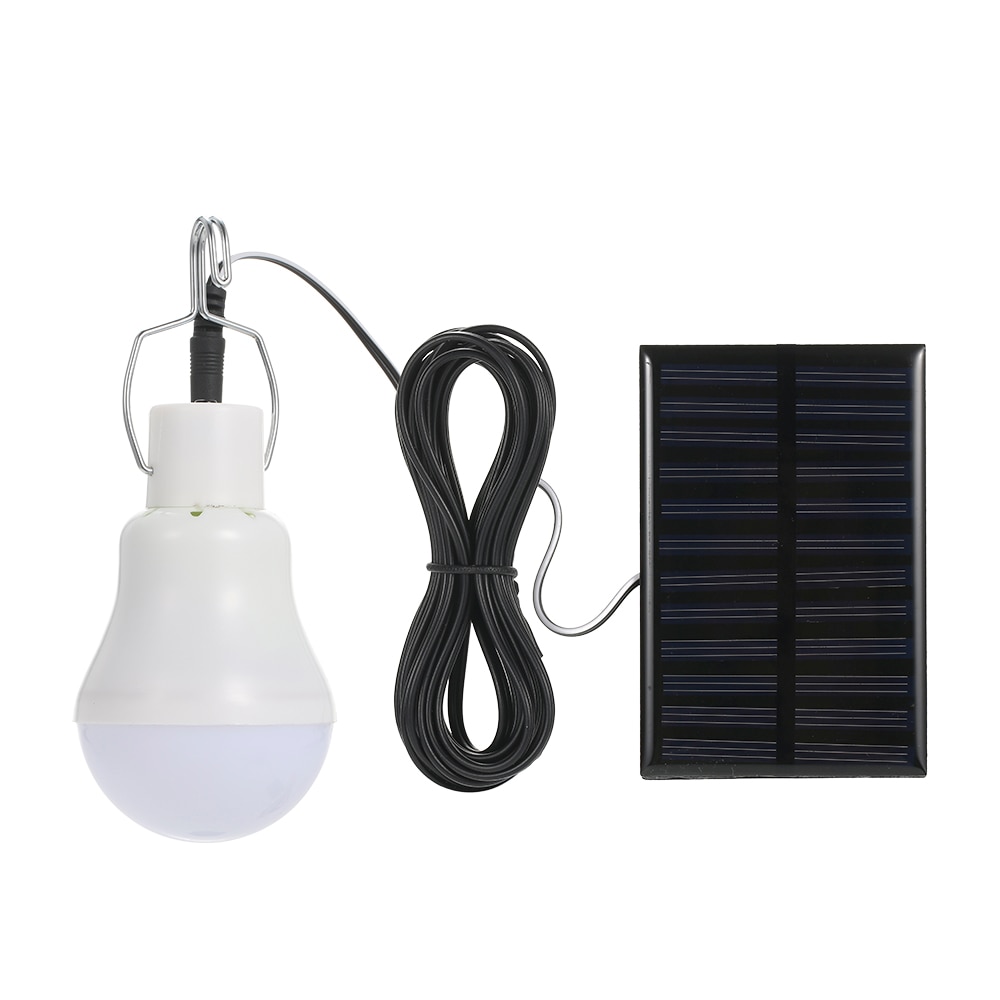 IP44 taşınabilir LED güneş lambası şarjlı güneş enerjili lamba paneli Powered acil ampul açık bahçe kamp çadır balıkçılık