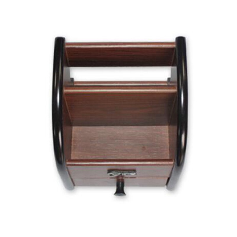 Wooden Pen Holder Stationery Holder Pen Pots Desk Organizer Pencil Stands Office Desk Accessories with Small Drawer