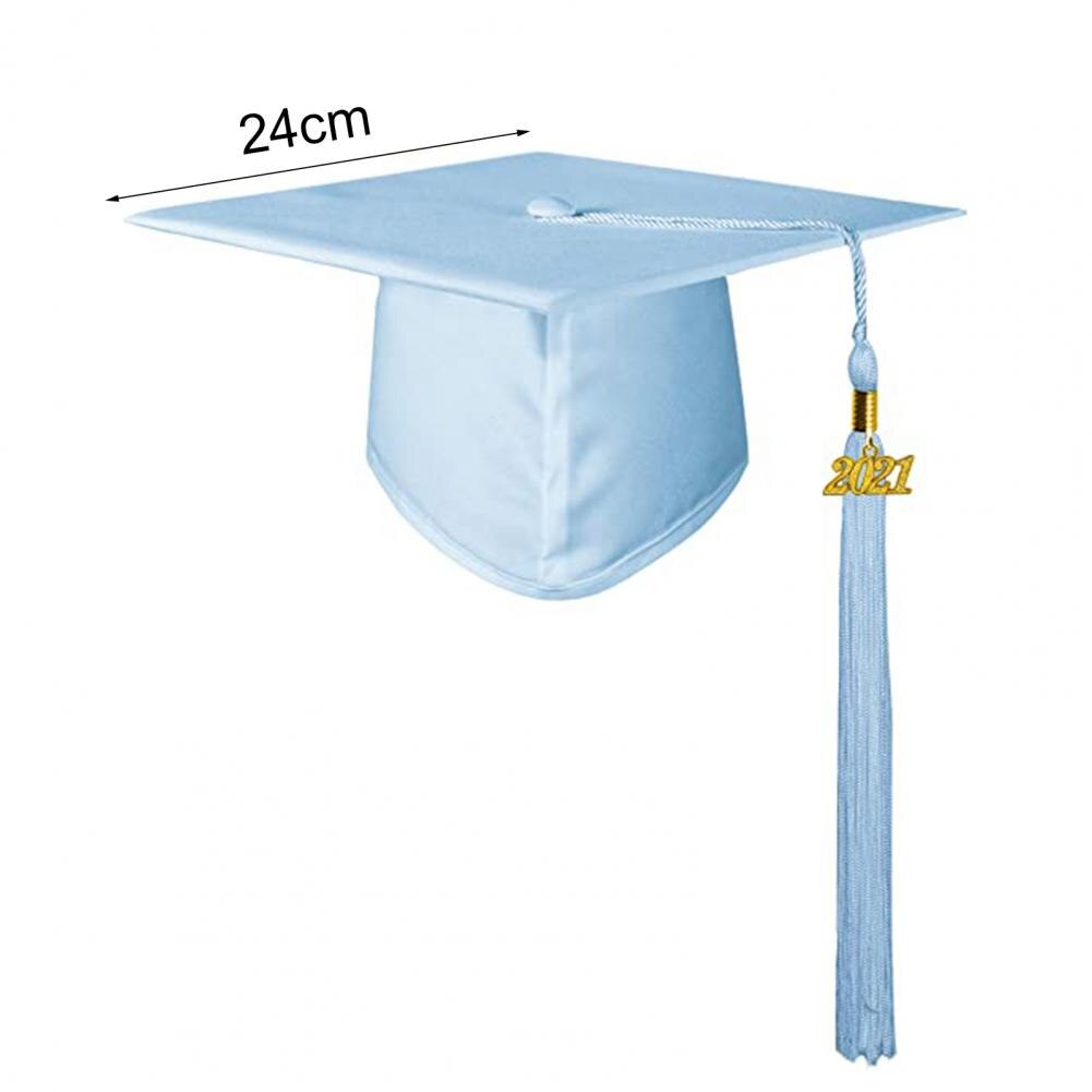 Graduation Party Academic Hat Graduation Hat Unisex Decorative Polyester Adult Graduation Tassel Cap for Bachelor