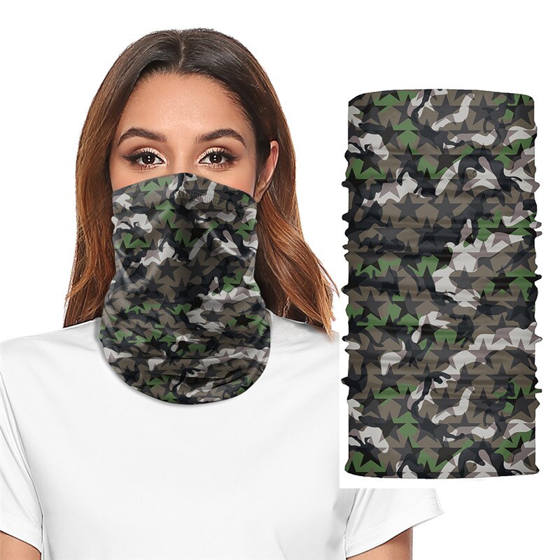 NADANBAO-écharpe Mandala, cagoule à Camouflage, Tube varié, bandeau serre-tête couvre-tête de bicyclette, Snowboard, couverture faciale