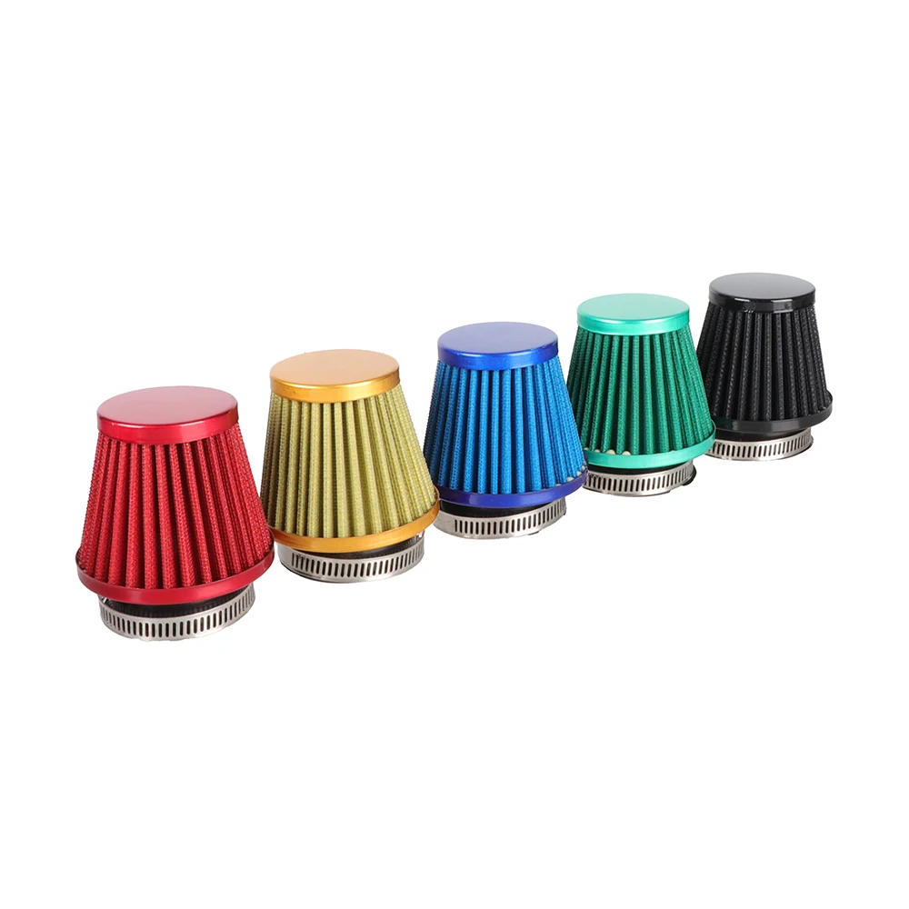Filtre à air pour moto et scooter, 38mm, 45mm, 50mm, 60mm, kit d'induction d'admission pour dean 6, 50cc, 110cc, 125cc, D343, Pit Bike, façades RL
