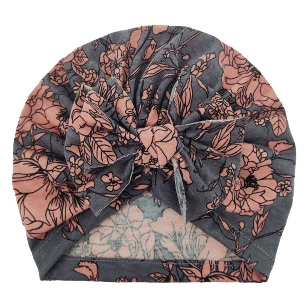 bonnet bebe fille Bonnet élastique à gros nœud pour bébé fille, bandeau pour -né, Bonnet, accessoires pour enfants de 0 à 3 ans: D