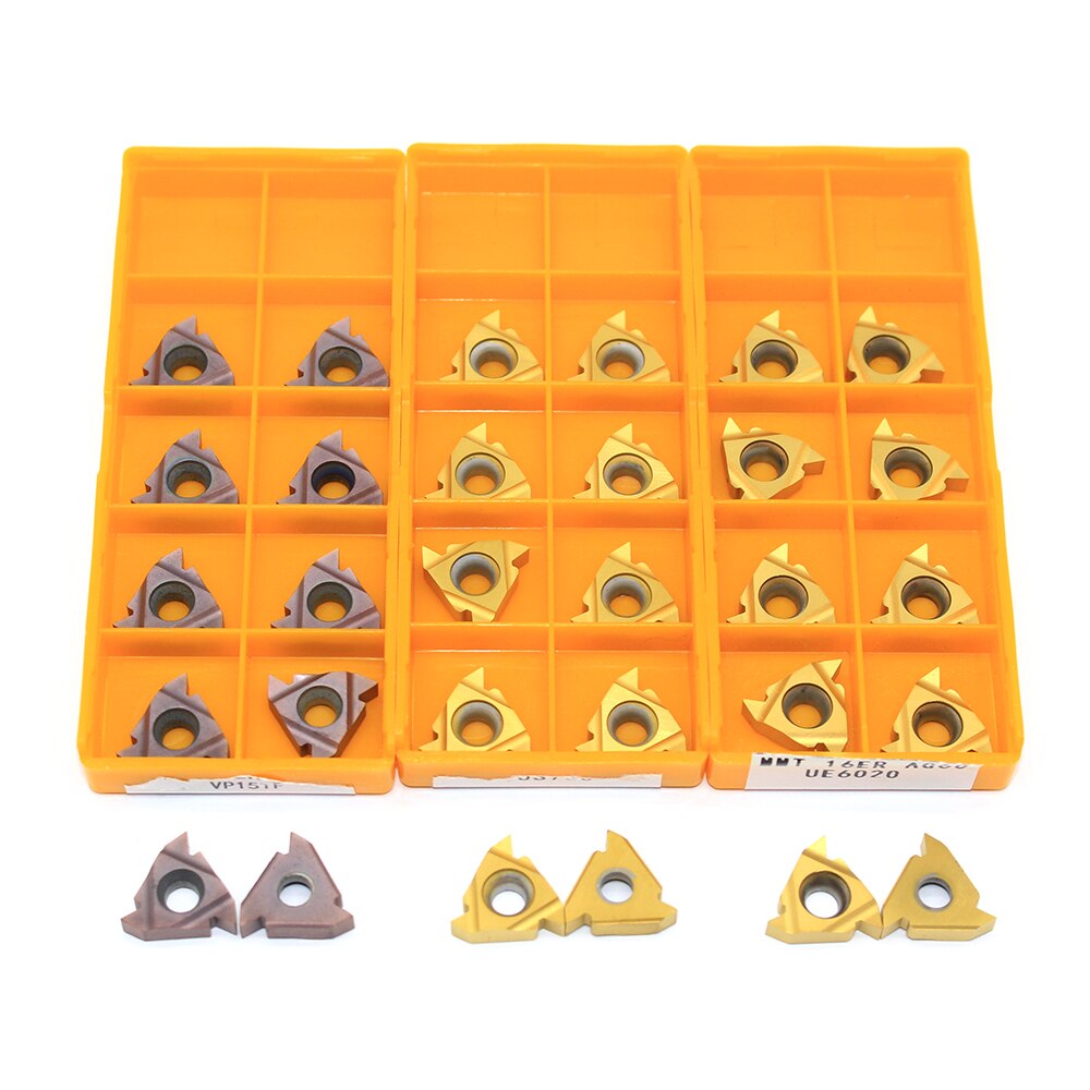MMT 16ER AG60 UE6020 VP15TF US735 Thread Turning Tools Carbide Inserts Cutting Tool CNC Lathe tools Lathe Cutter 16 er ag60 amw