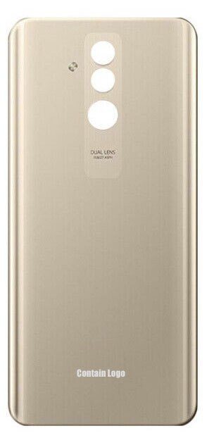 Dla Huawei kumpel 20 Lite tylna pokrywa baterii obudowa ze szkła obudowa z obiektywem aparatu Huawei kumpel 20 Lite obudowa ze szkła tylnego: złoto nie obiektyw