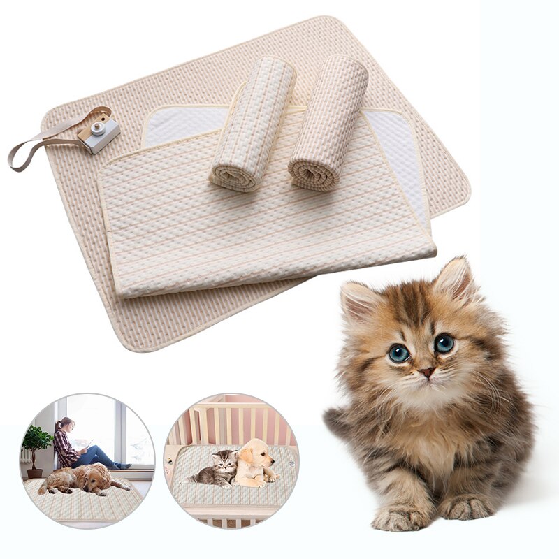 Couche imperméable pour animaux de compagnie, tapis d&#39;entraînement réutilisable pour chien, protection de l&#39;environnement, couverture de canapé respirant