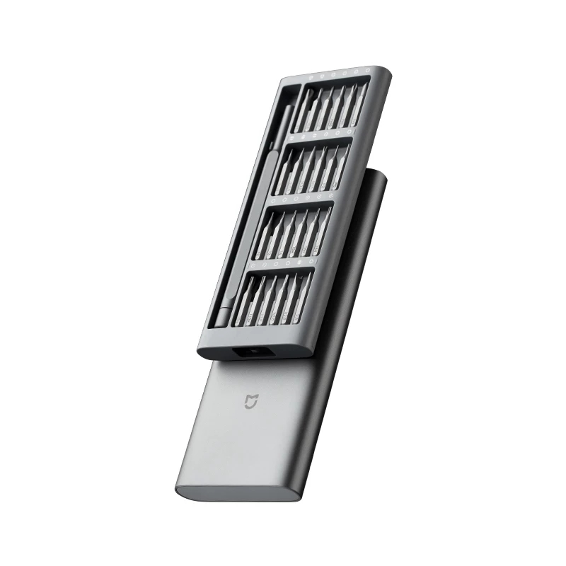 Kit de destornilladores de uso diario Original Xiaomi, 24 puntas magnéticas de precisión, caja de aluminio, juego de destornilladores DIY para MI Xiami Xiomi Home: Default Title