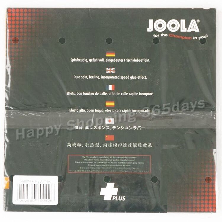 Originele Joola Samba + plus tafeltennis rubber interne energie tafeltennis rackets racket sport